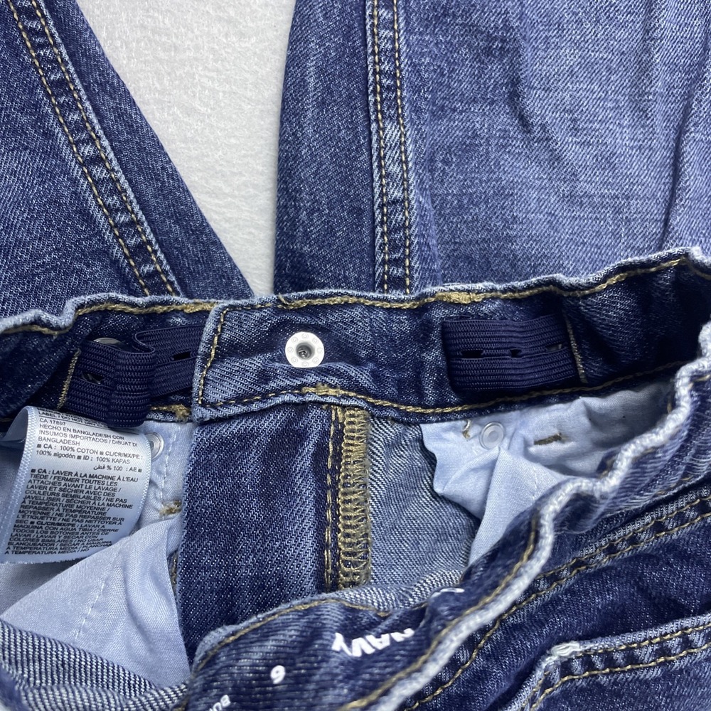 Old Navy Boys Denim Jeans Loose Fit Built Tough Blue Size 6‎ - Picture 5 of 10